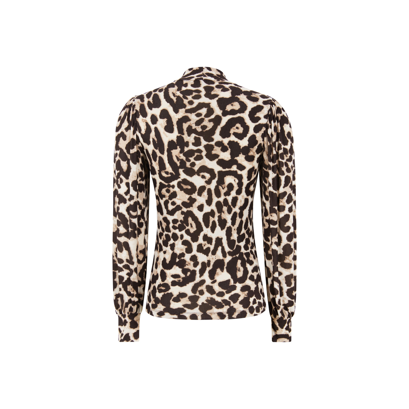 Soft Rebels SRRoman T-Neck Top Printed Tops & t-shirts 780 Leopard Print