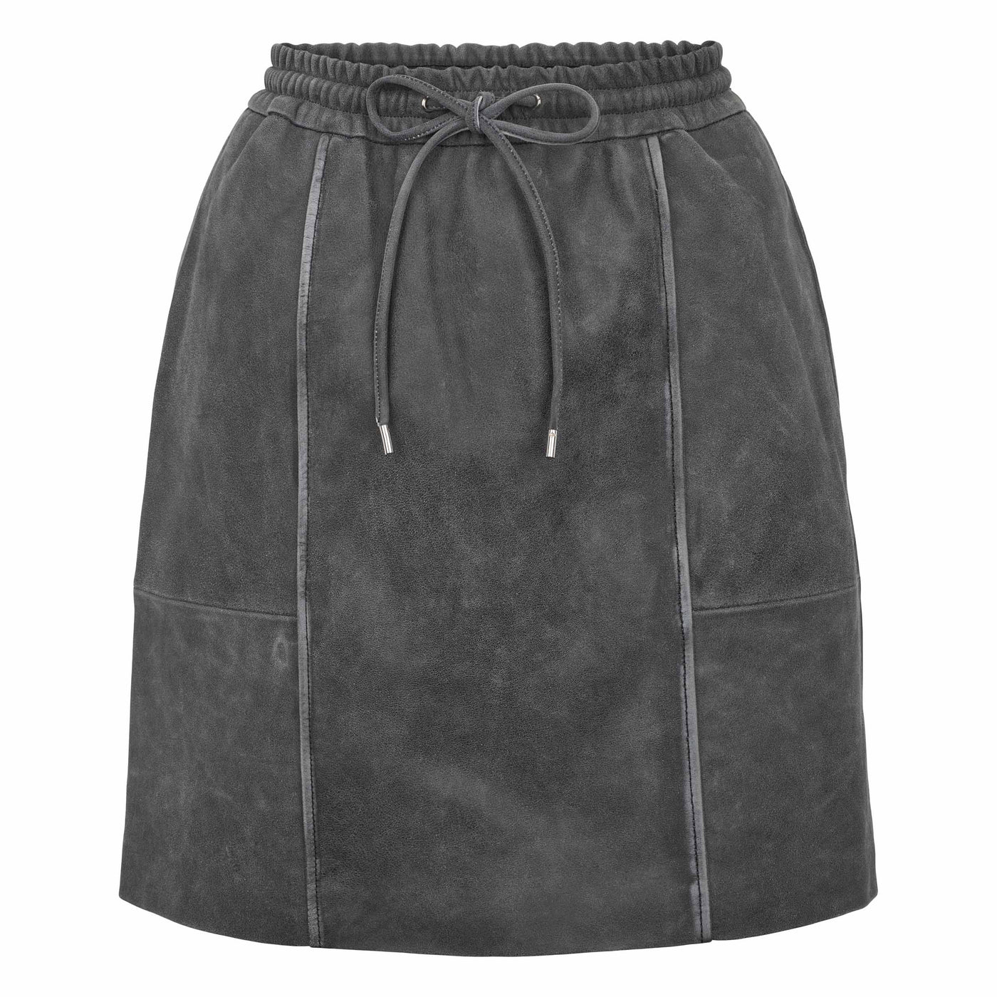 Soft Rebels SRRumer Leather Skirt Leather 015 Ash Grey