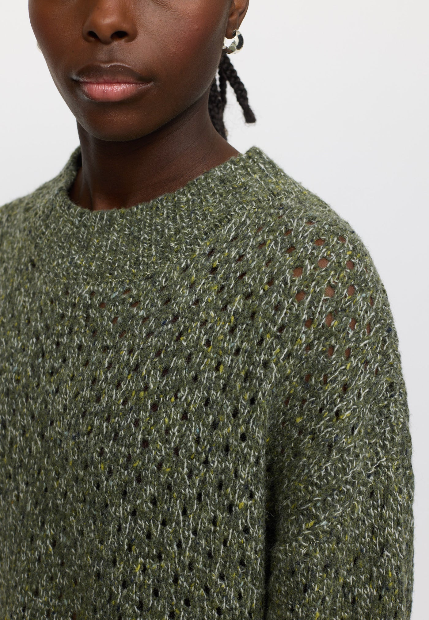 Soft Rebels SRSila Knit Knitwear 264 Tea Leaf