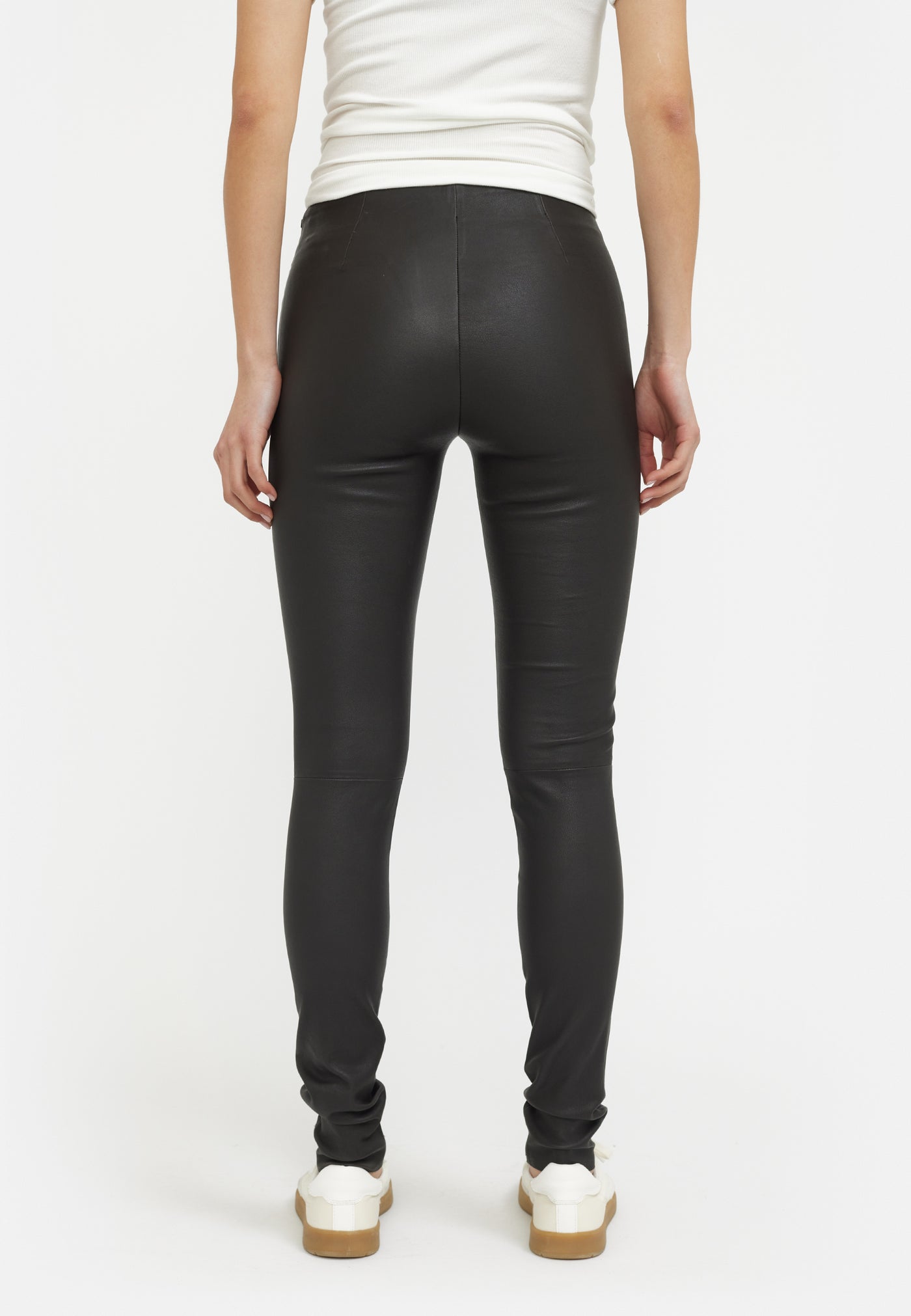 Soft Rebels SRSoho Leather Pant Pants 001 Black