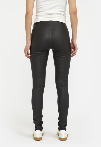 Soft Rebels SRSoho Leather Pant Pants 001 Black