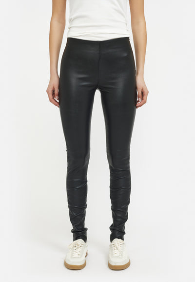 Soft Rebels SRSoho Leather Pant Pants 028 Pottingsoil