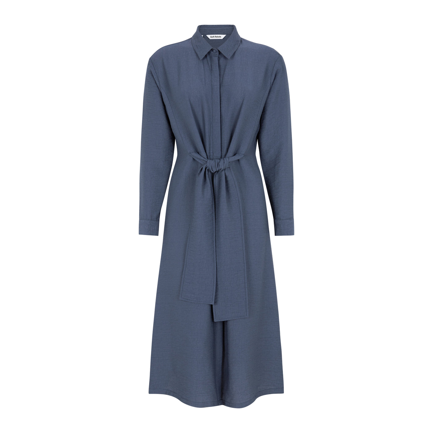 Soft Rebels SRSydney Midi Shirt Dress Dresses & jumpsuits 271 Ombre Blue