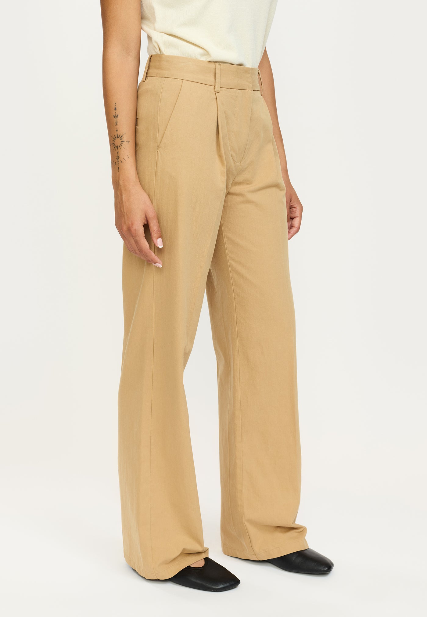 Soft Rebels SRTabita Vilja Midwaist Loose Pant Pants 882 Cartouche