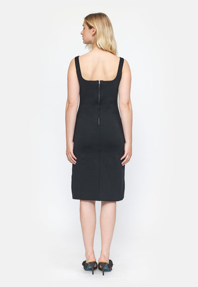 Soft Rebels SRTalmar Midi Dress Knit Dresses & jumpsuits 001 Black