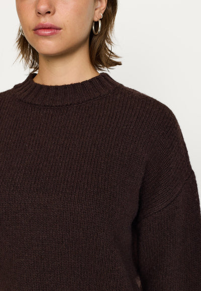Soft Rebels SRTimo Knit - RWS Knitwear 664 Coffee Bean Melange