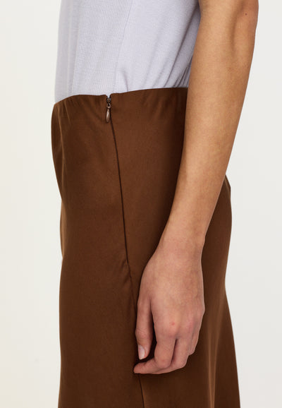 Soft Rebels SRUma Abia Midi Skirt Skirts & shorts 881 Downtown Brown