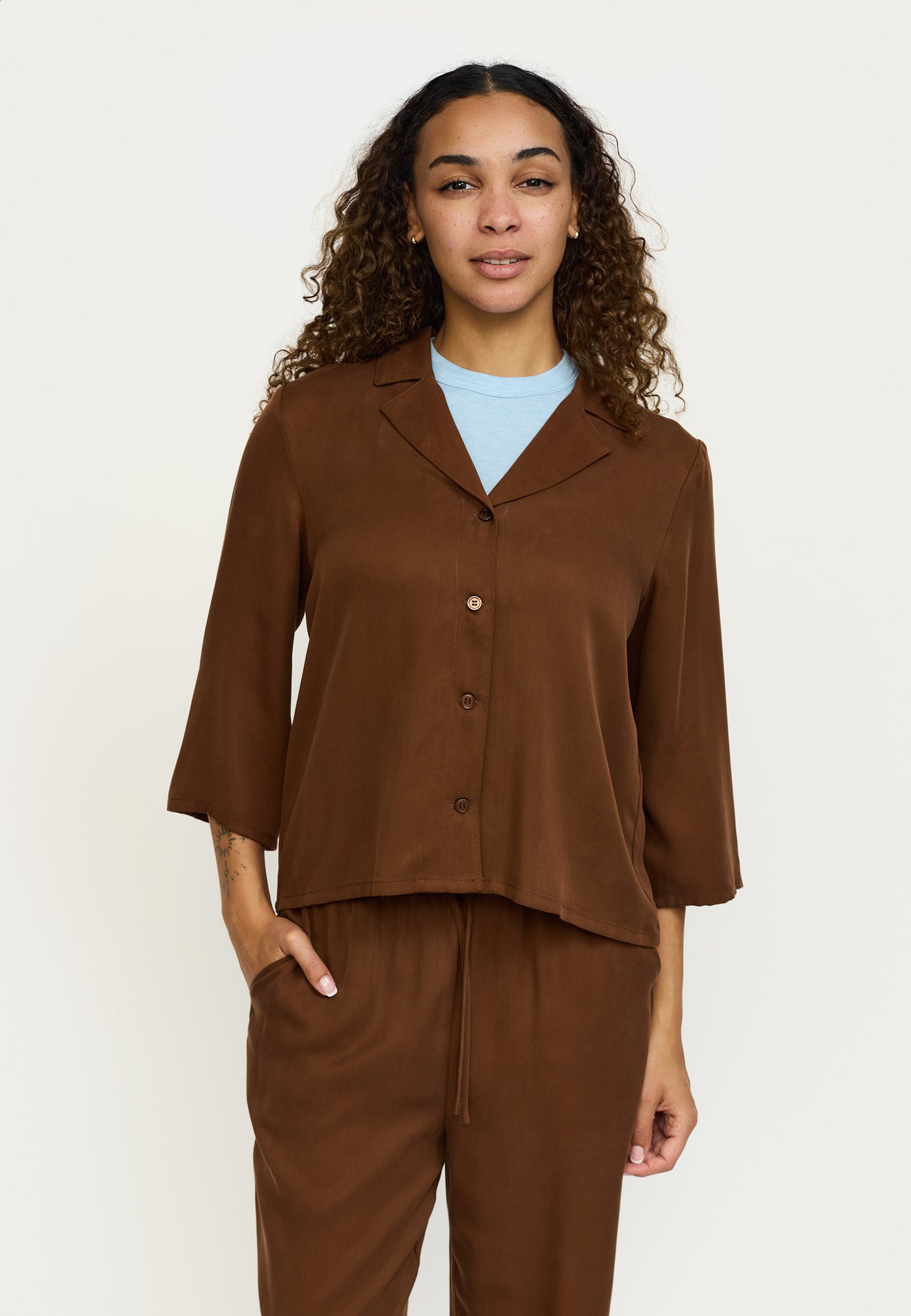 Soft Rebels SRUma Shirt Shirts & Blouse 881 Downtown Brown