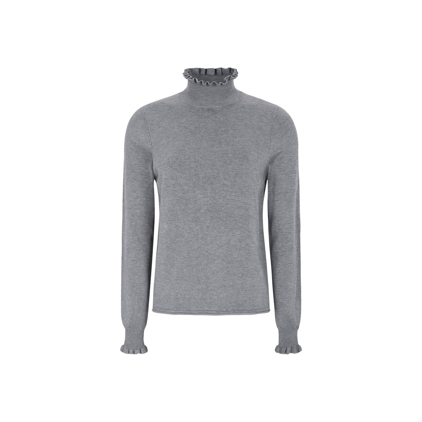 Soft Rebels SRVibe Knit Knitwear 053 Medium Grey Melange