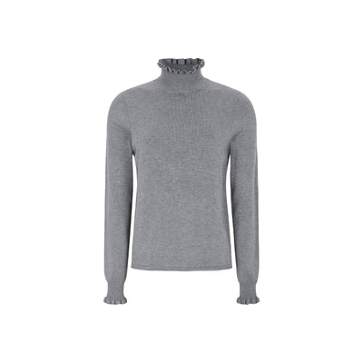 Soft Rebels SRVibe Knit Knitwear 053 Medium Grey Melange