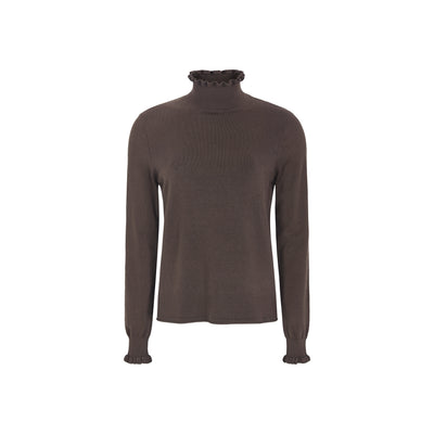 Soft Rebels SRVibe Knit Knitwear 664 Coffee Bean