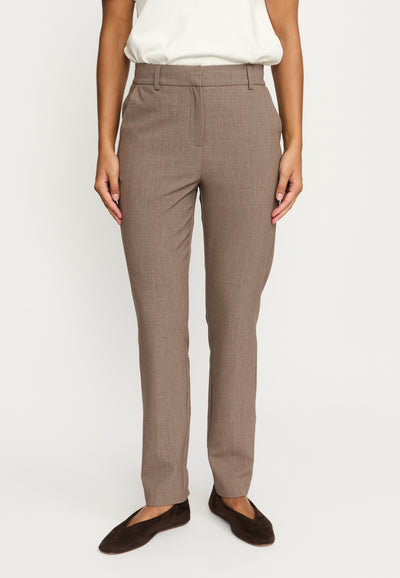 Soft Rebels SRVilja Mid Waist Pant GRS Pants 153 Coffee quartz
