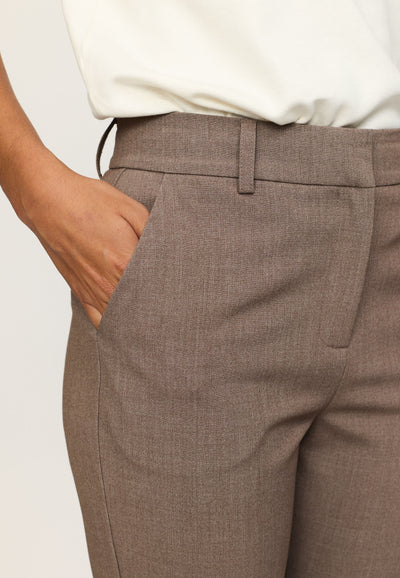 Soft Rebels SRVilja Mid Waist Pant GRS Pants 153 Coffee quartz
