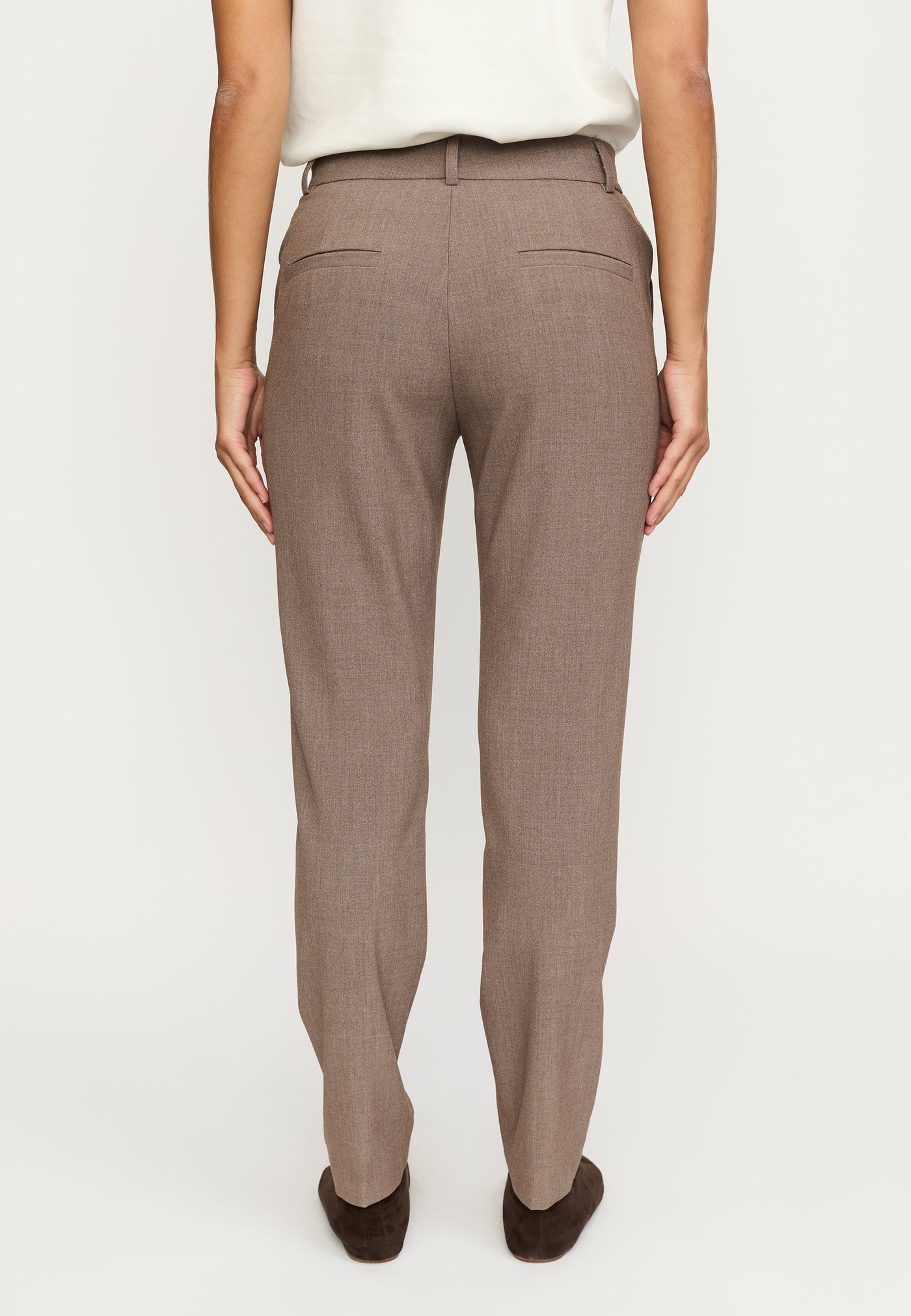 Soft Rebels SRVilja Mid Waist Pant GRS Pants 153 Coffee quartz