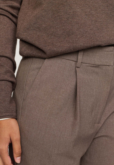 Soft Rebels SRVilja Midwaist Loose Pant GRS Pants 153 Coffee quartz