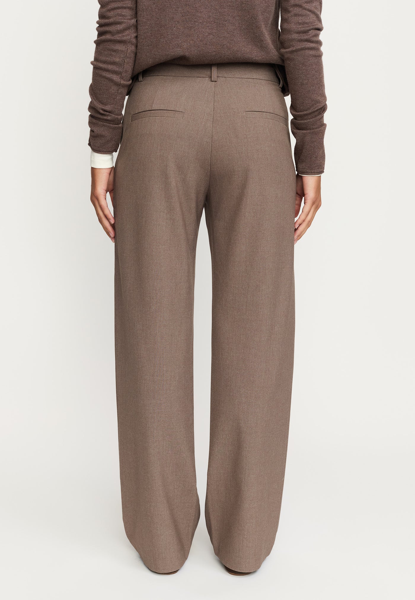 Soft Rebels SRVilja Midwaist Loose Pant GRS Pants 153 Coffee quartz