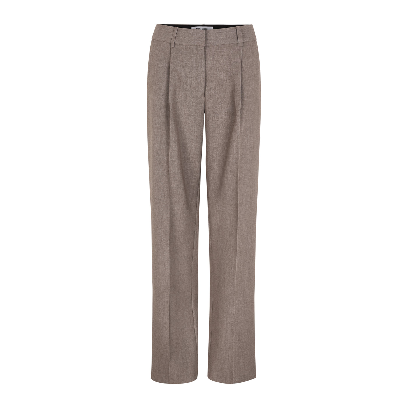 Soft Rebels SRVilja Midwaist Loose Pant GRS Pants 153 Coffee quartz