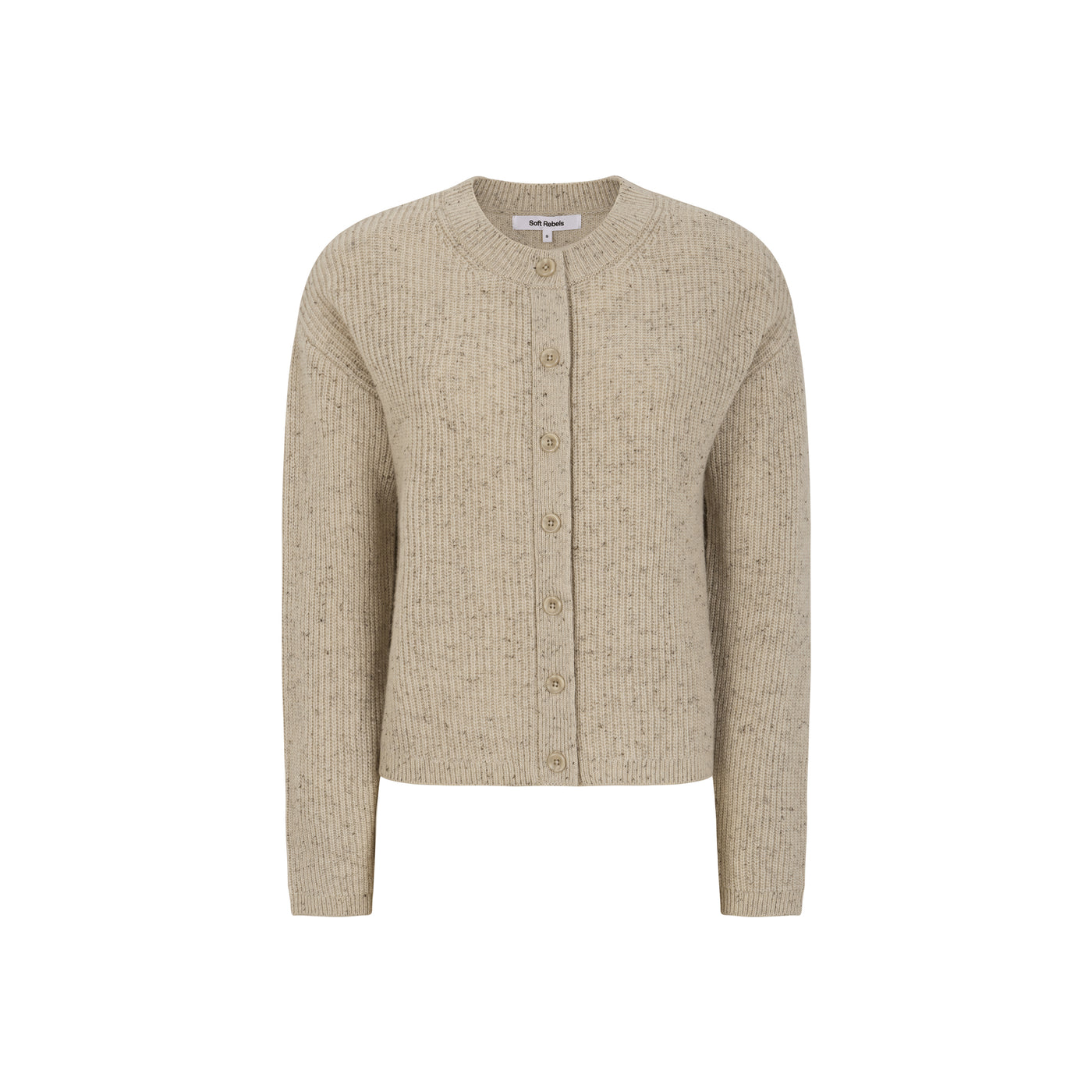 Soft Rebels SRWest Cardigan Knit Knitwear 654 Nomad