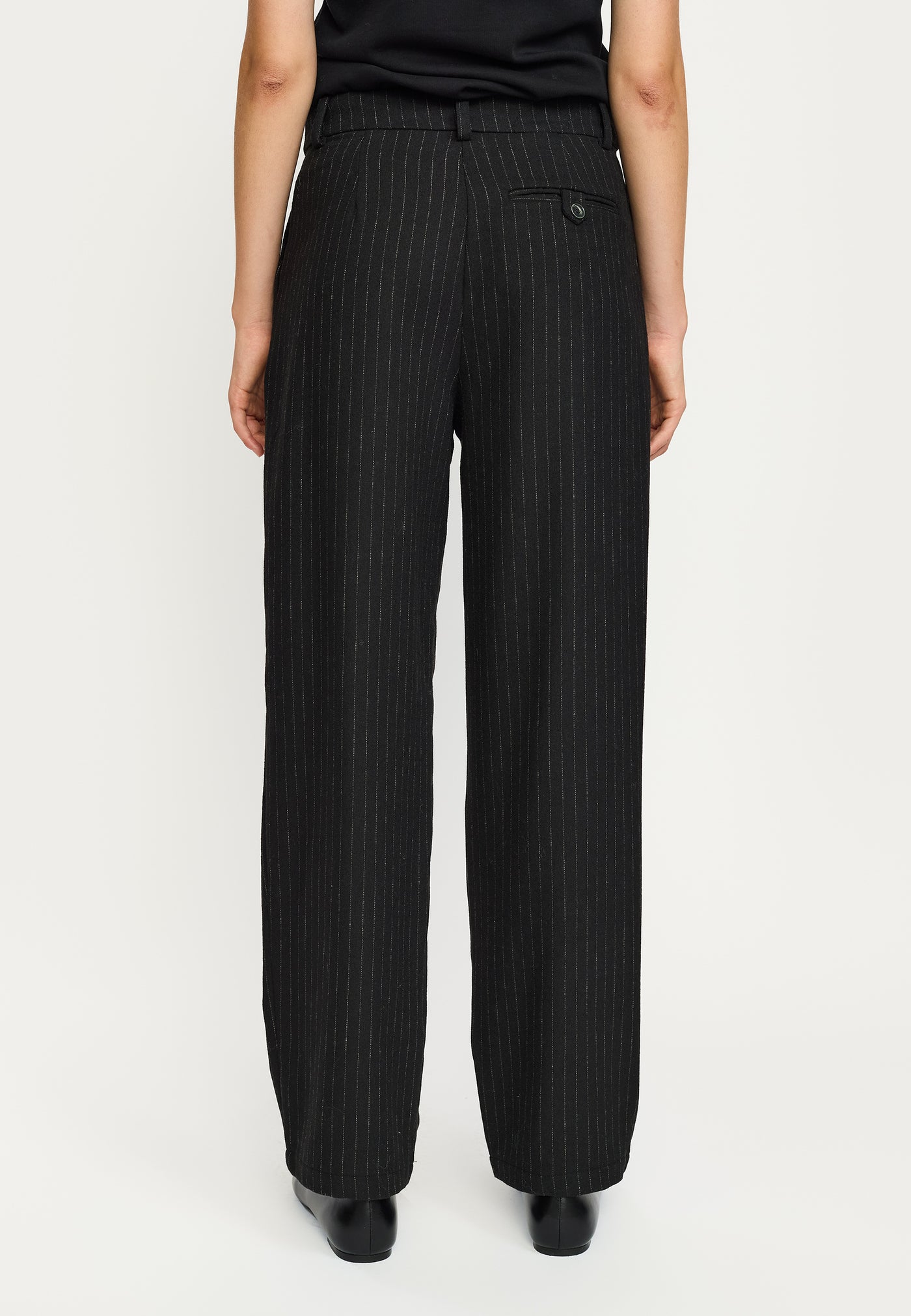 Soft Rebels SRYvonne Midwaist Loose Pant Pants 001 Black