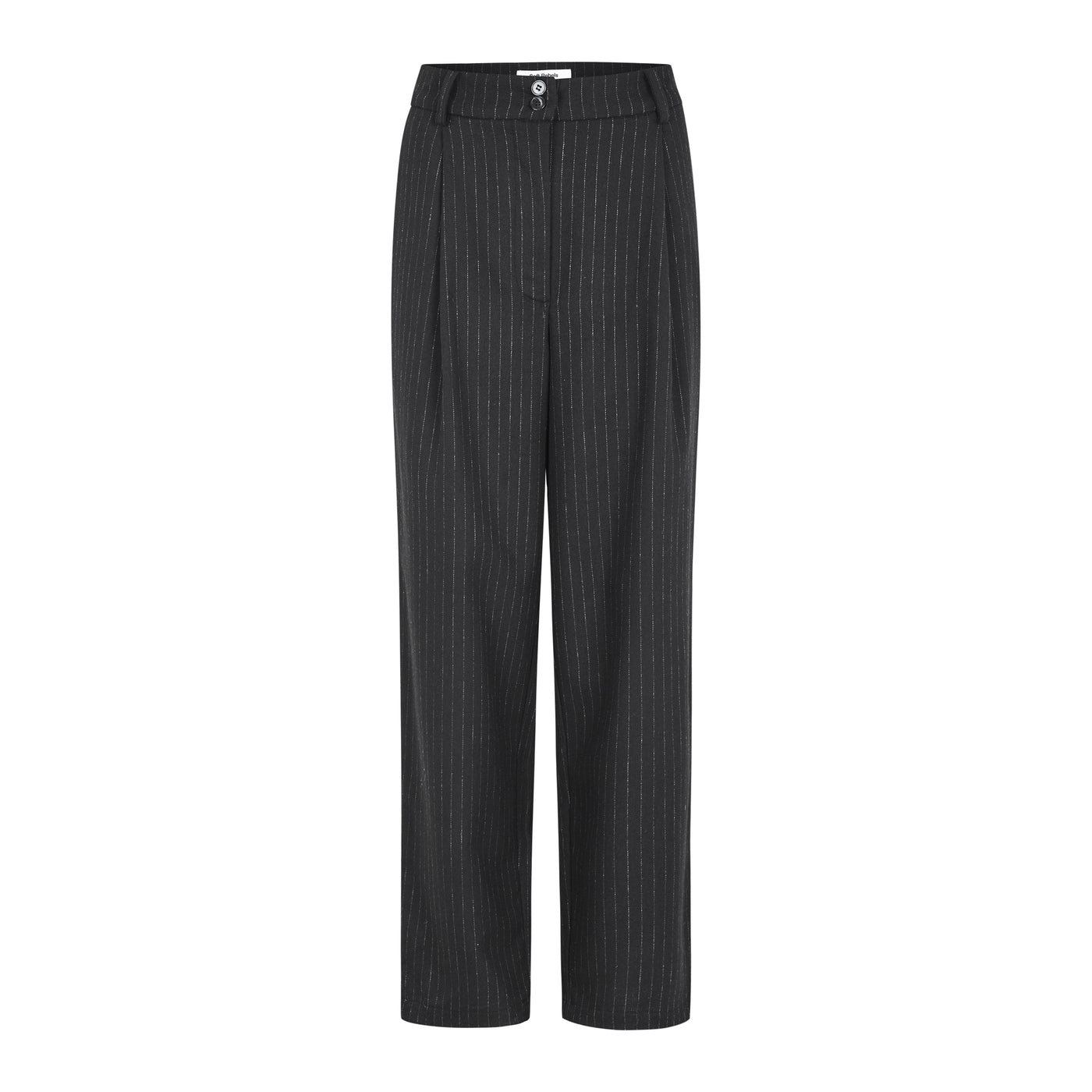 Soft Rebels SRYvonne Midwaist Loose Pant Pants 001 Black