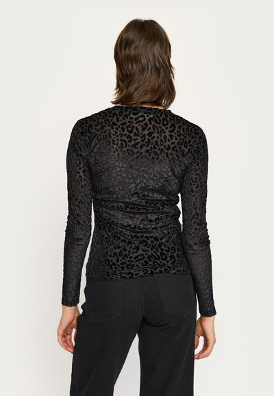 Soft Rebels SRZaria LS Top Tops & t-shirts 001 Black