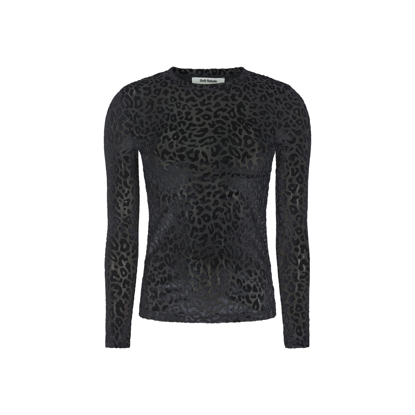 Soft Rebels SRZaria LS Top Tops & t-shirts 001 Black